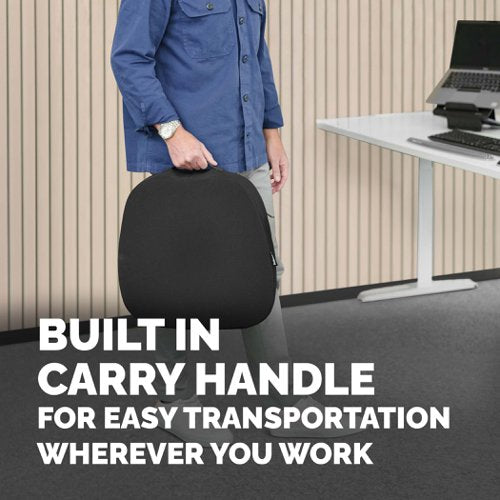 Fellowes Breyta Wedge Seat Cushion Black