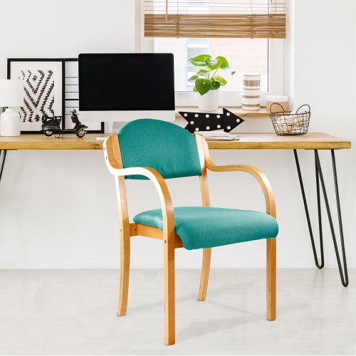 Tahara Armchair Aqua Fabric BCH Frame
