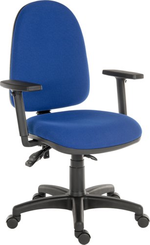 Ergo Trio HB Ops Chair Adj Arms BL