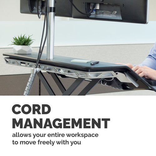 Fellowes Lotus DX Sit Stand Black