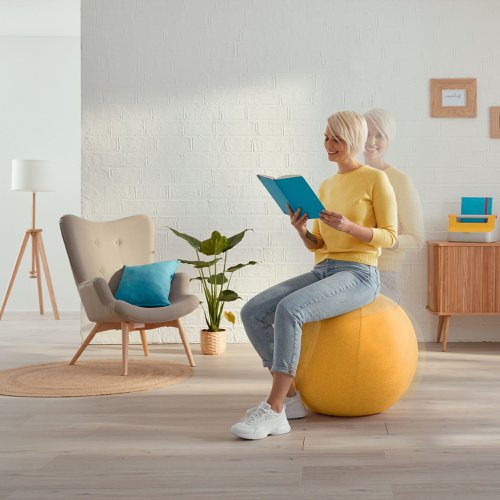Leitz Ergo Cosy Sitting Ball Warm Yellow