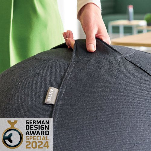 Leitz Ergo Cosy Sitting Ball Velvet Grey