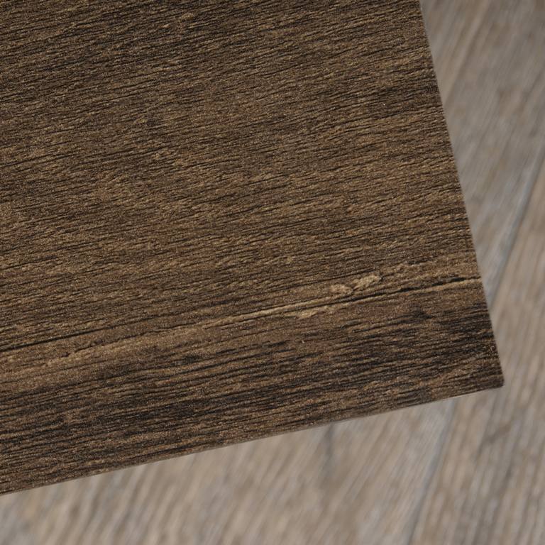 INDUSTRIAL STYLE COFFEE TABLE SMOKED OAK