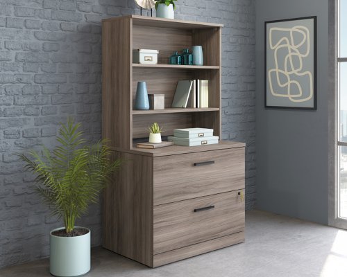 Affiliate Hutch for Storage Unit Elm