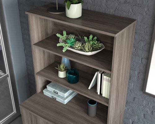 Affiliate Hutch for Storage Unit Elm