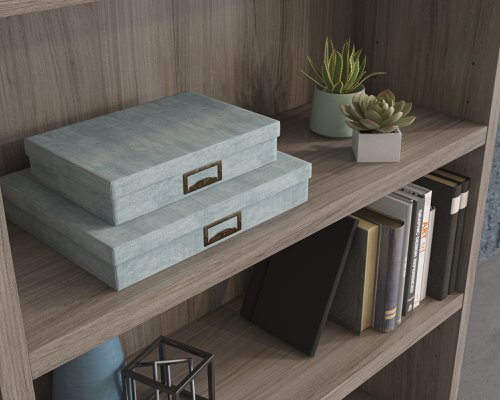 Affiliate 5 Shelf Bookcase Hudson Elm