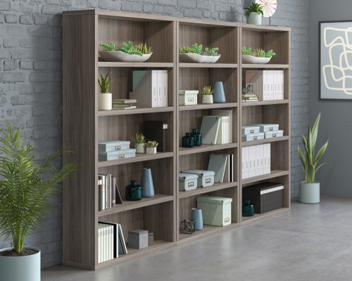 Affiliate 5 Shelf Bookcase Hudson Elm