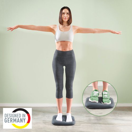 Leitz Active Wobble Cushion Dark Grey