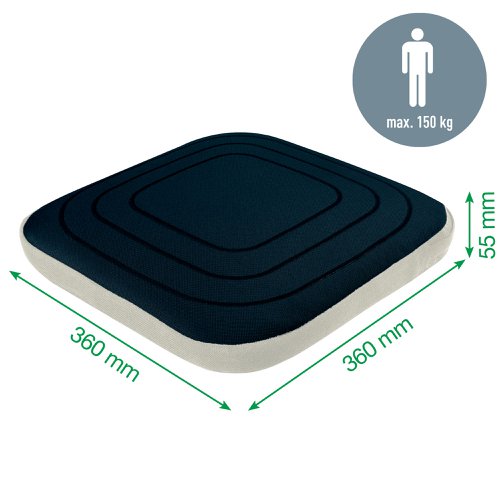 Leitz Active Wobble Cushion Dark Grey