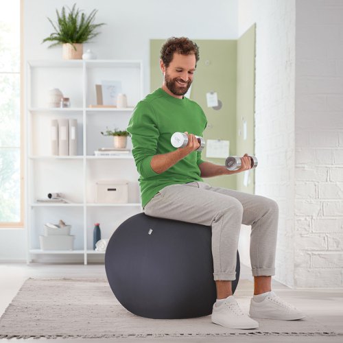 Leitz Ergo Sitting Ball 75cm Dark Grey
