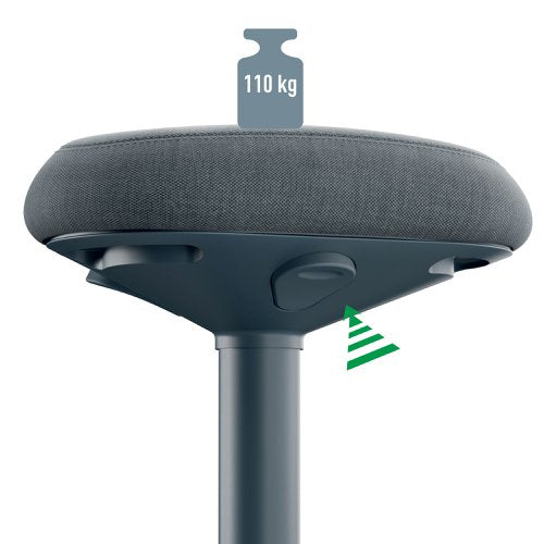 Leitz Ergo Sitting Stool Light Grey