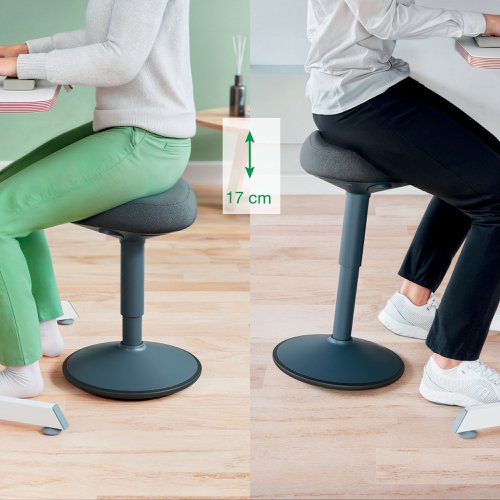 Leitz Ergo Sitting Stool Light Grey