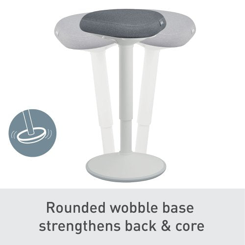 Leitz Ergo Standing Stool Light Grey
