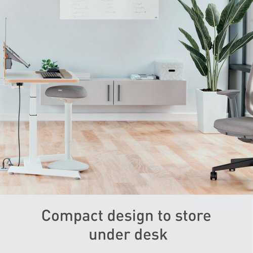 Leitz Ergo Standing Stool Light Grey