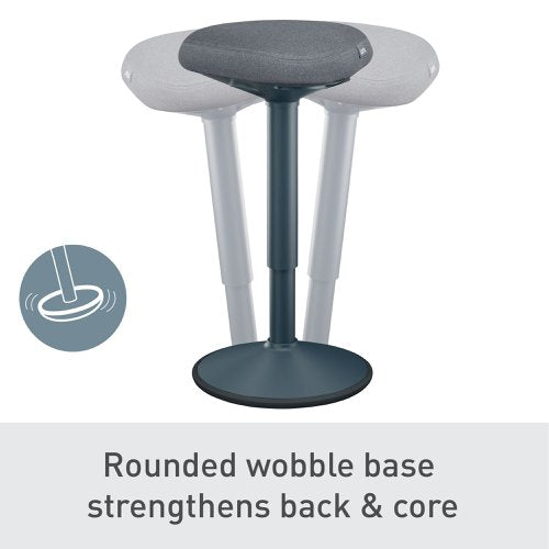 Leitz Ergo Standing Stool Dark Grey
