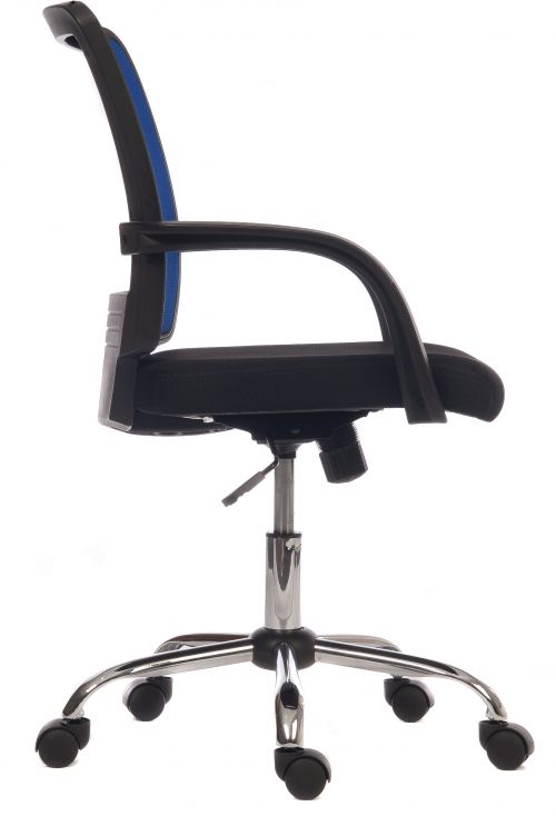 Star Mesh Back Chair Blue