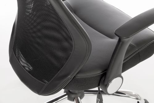Curve Mesh Back Exec Chair Black