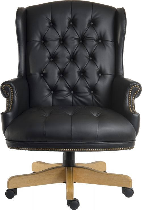 Chairman Noir Exec Leather Chair