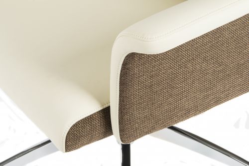 Elegance High Back Exec Chair Cream