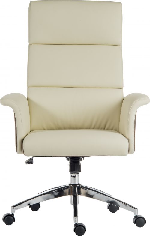 Elegance High Back Exec Chair Cream