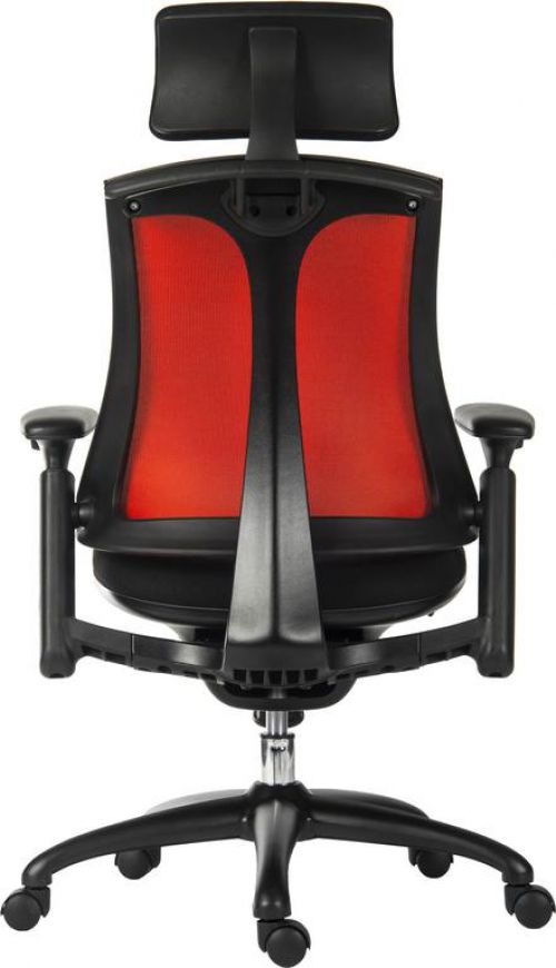 Rapport Mesh Executive Chair Red