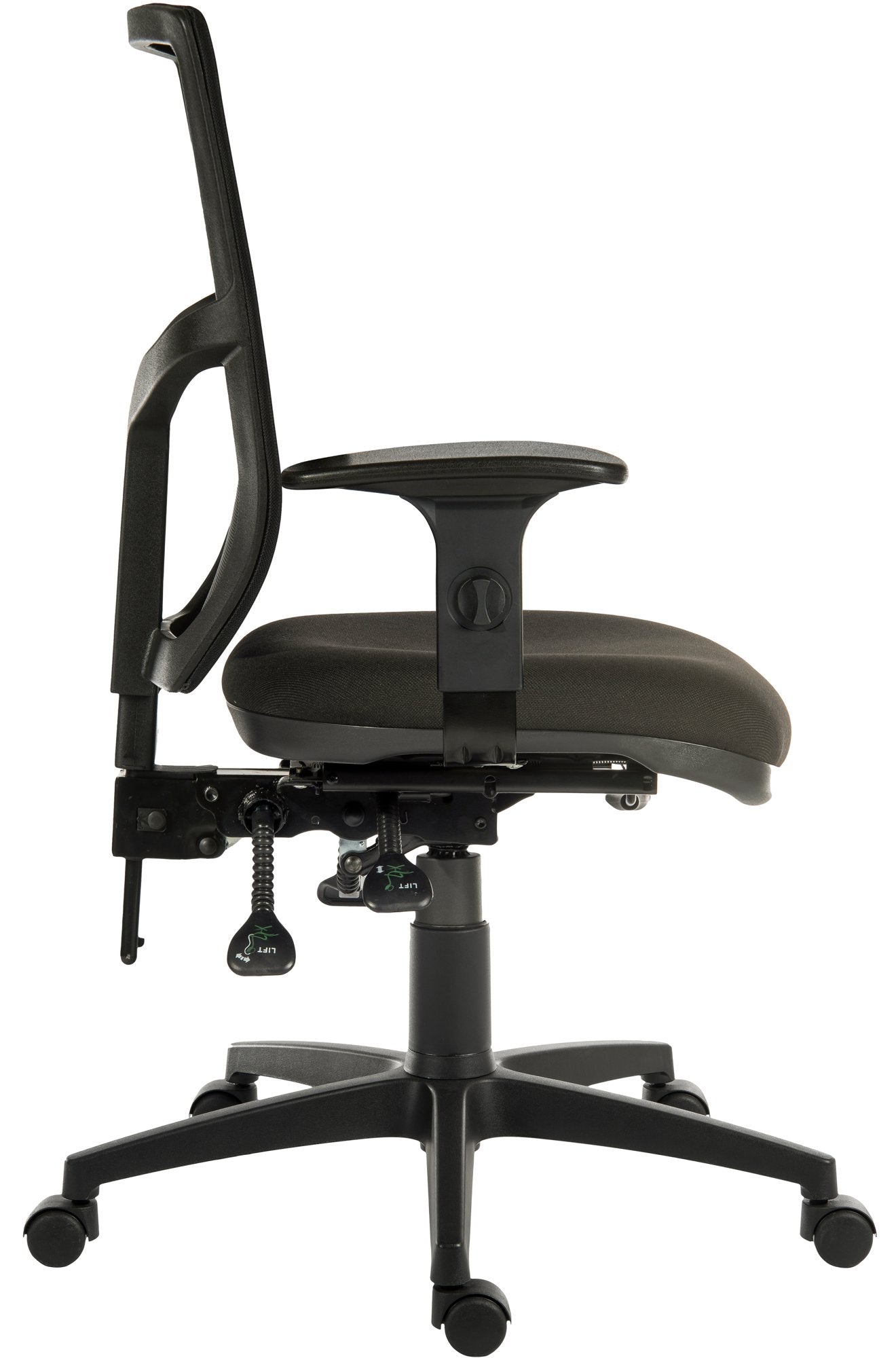 ERGO COMFORT MESH BLACK & ARMS (ONE BOX)