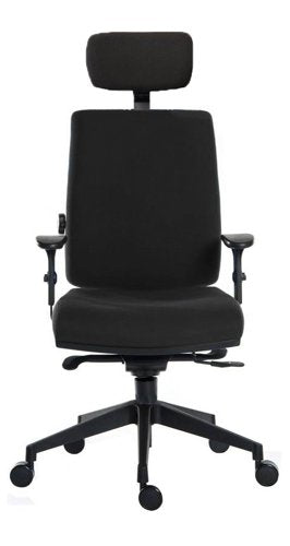 Ergo Plus Ops Chair With Headrest BK