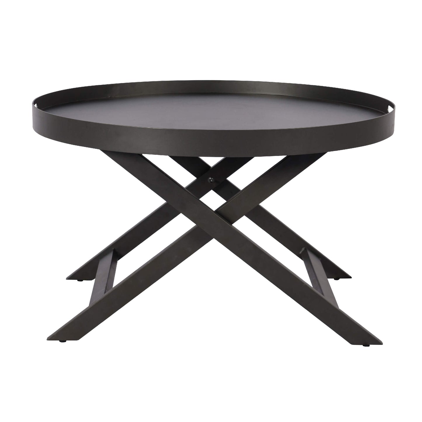 Meridon Metal Coffee Table Black