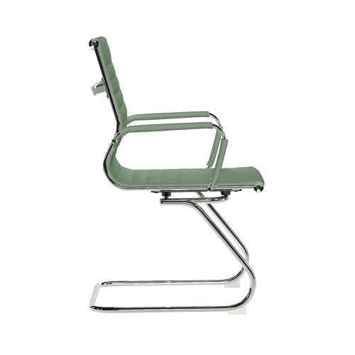 Aura MB Fabric Visitor Chair Green