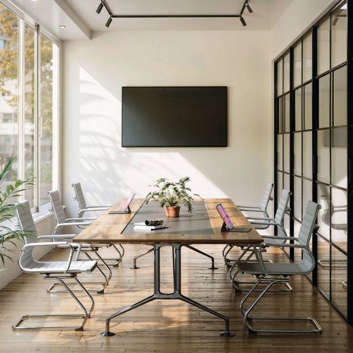 Aura MB Fabric Visitor Chair Grey