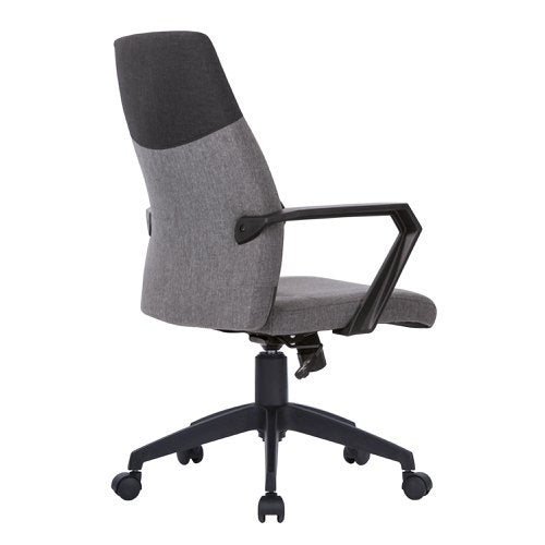 Clyde HB 2Tone Fabric Exec Chair GYBK