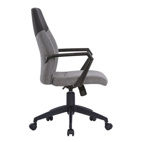 Clyde HB 2Tone Fabric Exec Chair GYBK