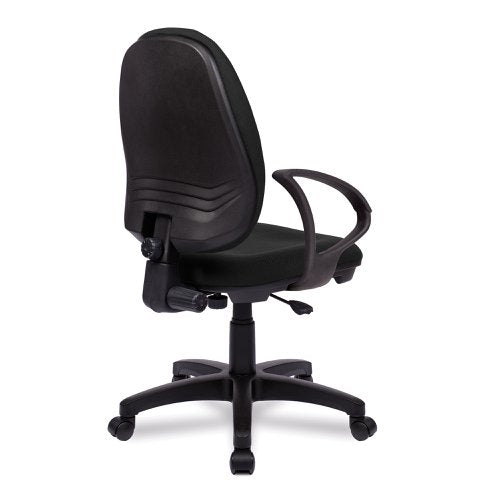 Java 100 1 Lever Ops Chair FixArms BK