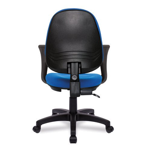 Java 100 1 Lever Ops Chair FixArms BL