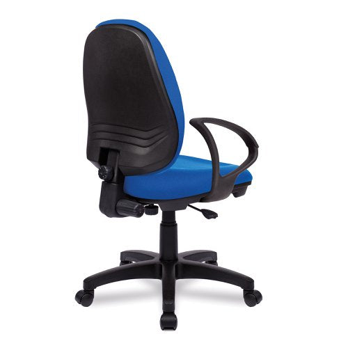 Java 100 1 Lever Ops Chair FixArms BL