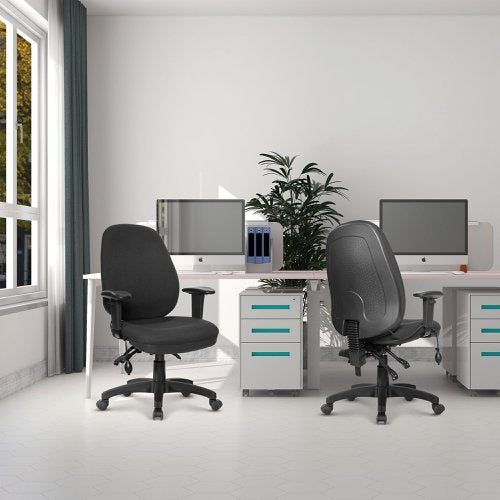 Harrison HB Ops Chair With Arms Black