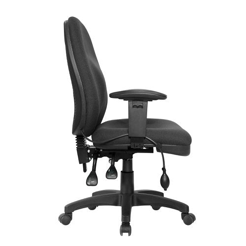 Harrison HB Ops Chair With Arms Black