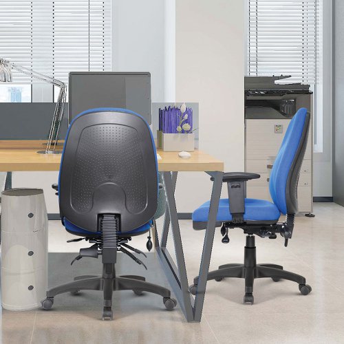 Harrison HB Ops Chair With Arms Blue