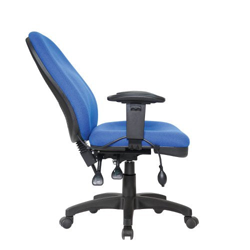 Harrison HB Ops Chair With Arms Blue