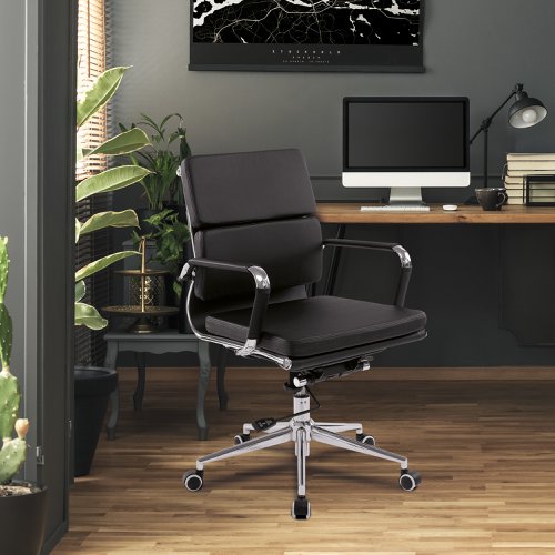 Avanti MB Bond Leather Exec Chair BK