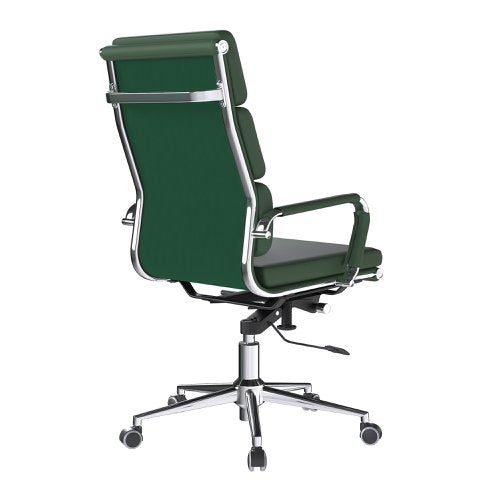 Avanti HB Bond Leather Exec Chair GRN