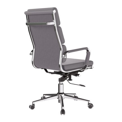 Avanti HB Bond Leather Exec Chair GRY