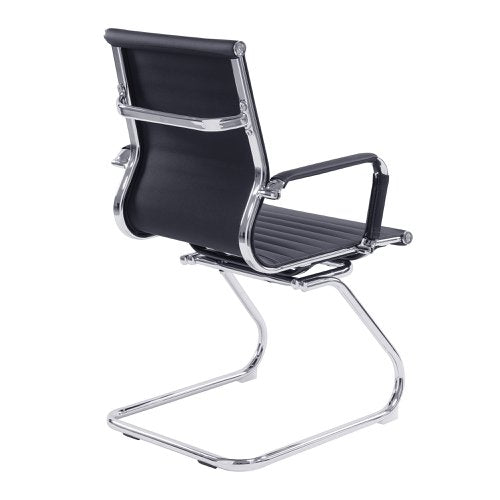 Aura MB Bond Leather Visitor Chair BK
