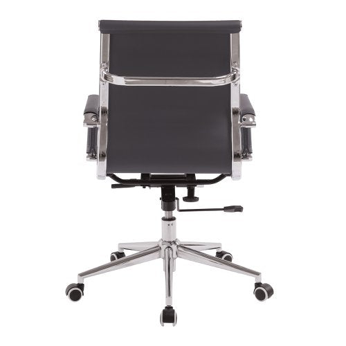 Aura MB Bonded Leather Exec Chair GRY
