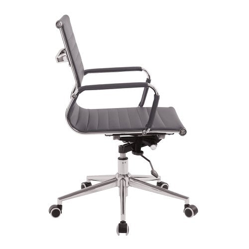 Aura MB Bonded Leather Exec Chair GRY