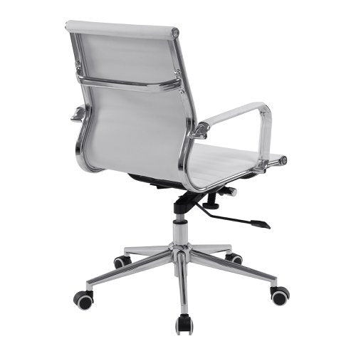 Aura MB Bonded Leather Exec Chair WH