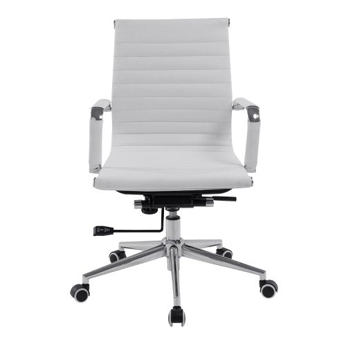 Aura MB Bonded Leather Exec Chair WH