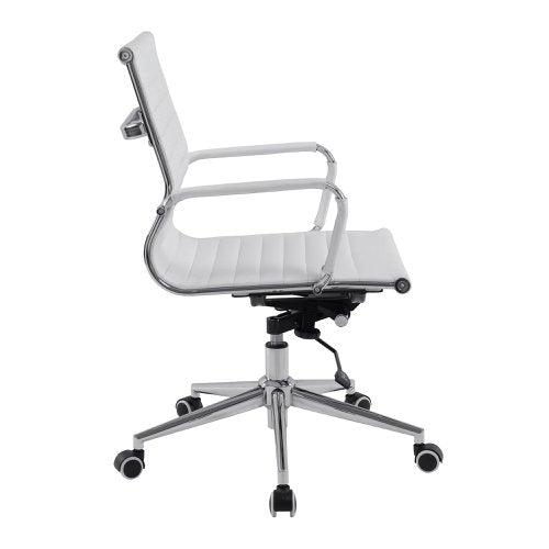 Aura MB Bonded Leather Exec Chair WH