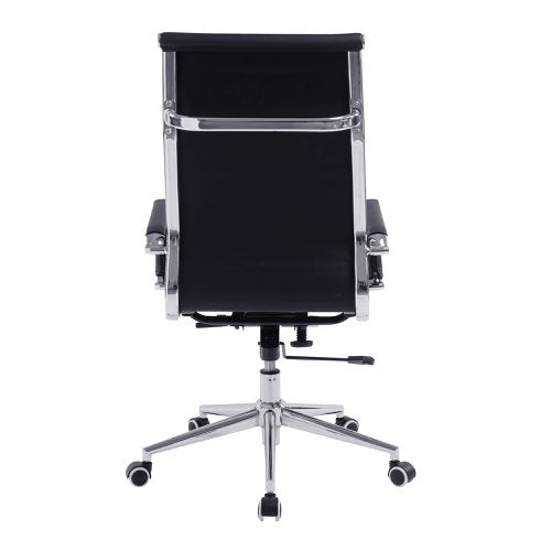 Aura HB Bonded Leather Exec Chair BK