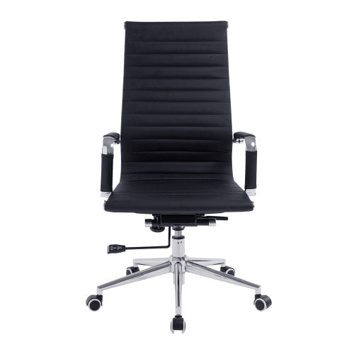 Aura HB Bonded Leather Exec Chair BK